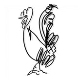 Artori | ונטיק ארט - רישמום הופכים לפסלים - תרנגול תלתלים