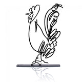 Artori | ונטיק ארט - רישמום הופכים לפסלים - תרנגול תלתלים