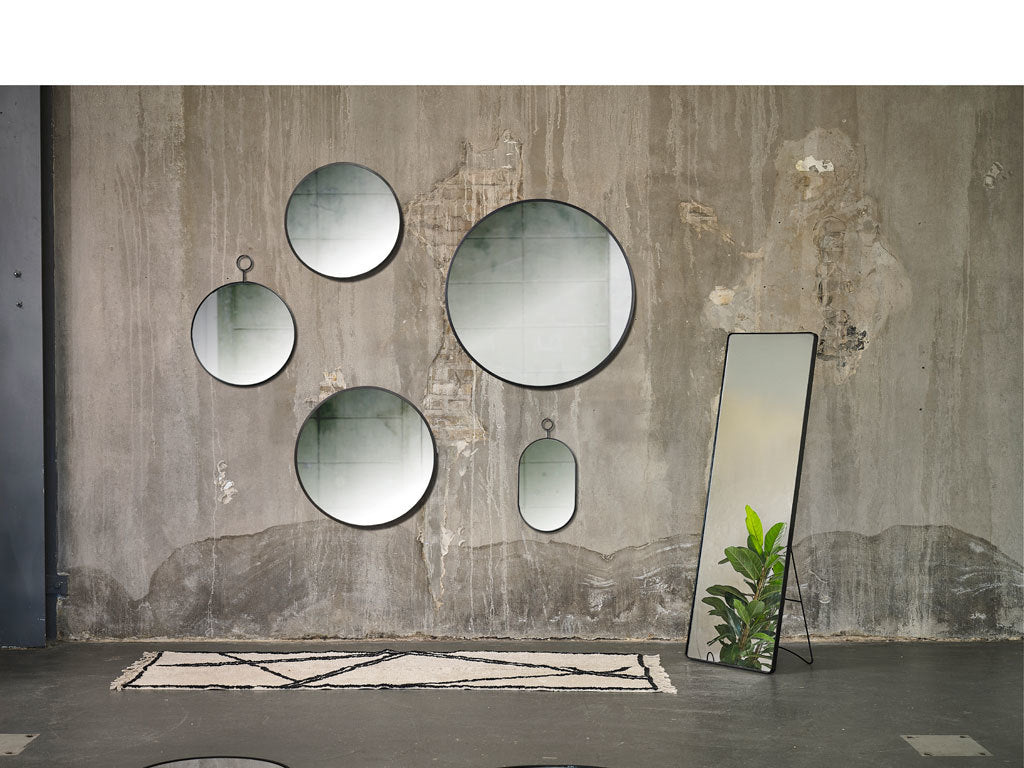 Bloomingville | מראה במסגרת מתכת שחור LARGE