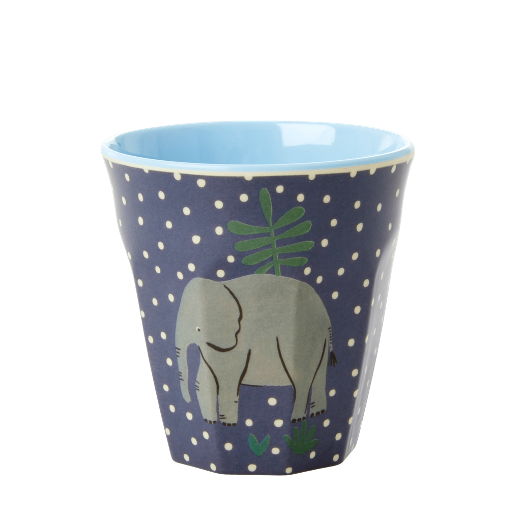 Rice DK Set of 6 Small 'Jungle' Melamine Cups