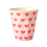 Rice DK Two-Tone Melamine With Sweet Hearts Cup