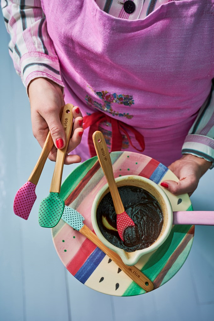 Rice DK Silicone Small Kitchen Utensils 'Believe in Red Lipstick'