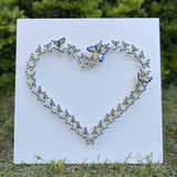 Heart of Love and Life Wall Art White