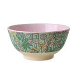 Rice DK | Two-Tone Melamine Bowl with Lupin Print