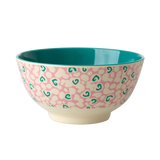 Rice DK | Two-Tone Melamine Bowl with Liquid Spots Print