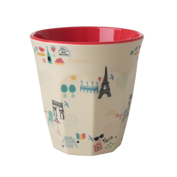 Rice DK | Melamine Cup Two Tone with Paris Print