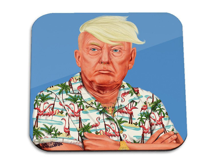Hipstory | Donald Trump Wall Poster/Coaster